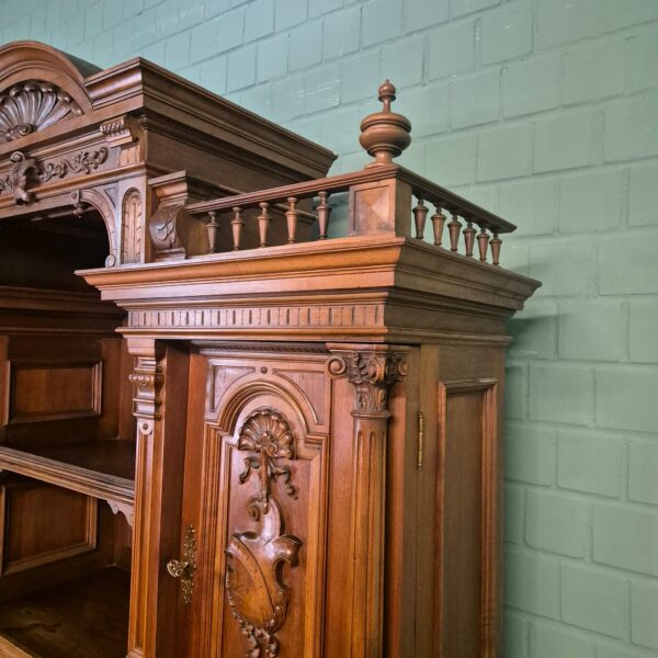 Cabinet Gründerzeit 1880 Walnut - Image 11