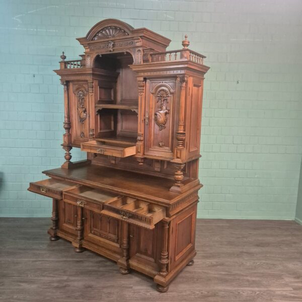 Cabinet Gründerzeit 1880 Walnut - Image 27