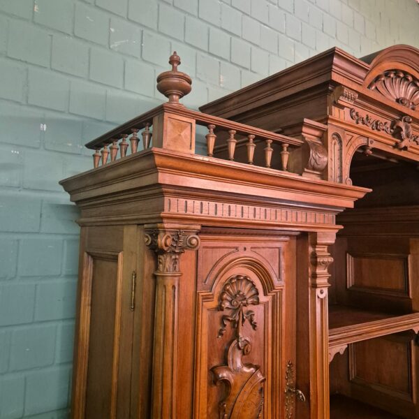Cabinet Gründerzeit 1880 Walnut - Image 6