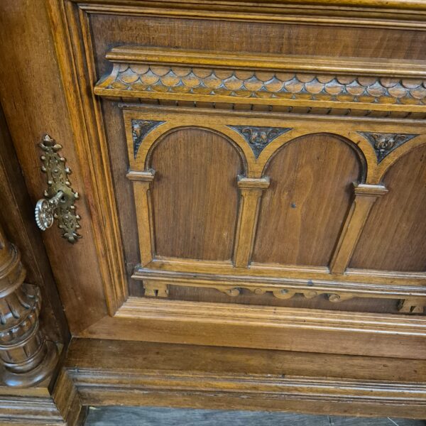 Cabinet Gründerzeit 1880 Walnut - Image 16