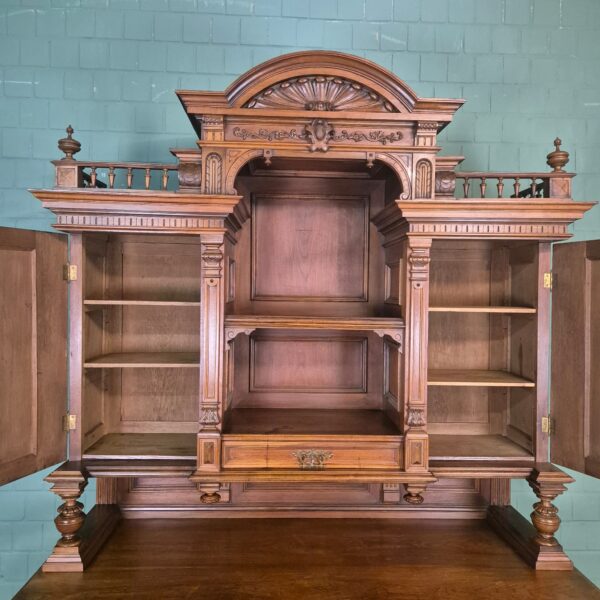 Cabinet Gründerzeit 1880 Walnut - Image 24