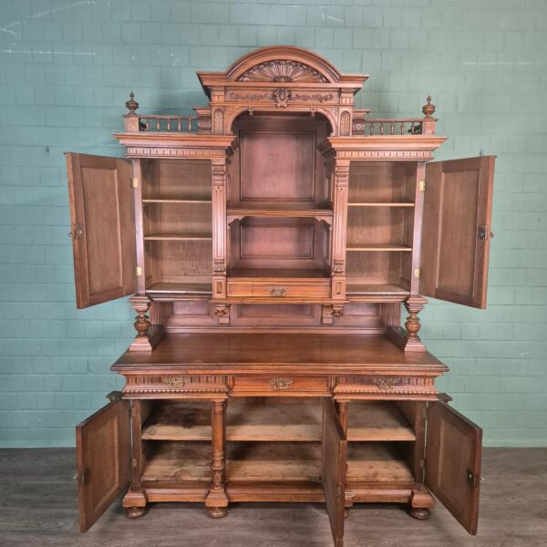 Cabinet Gründerzeit 1880 Walnut - Image 23