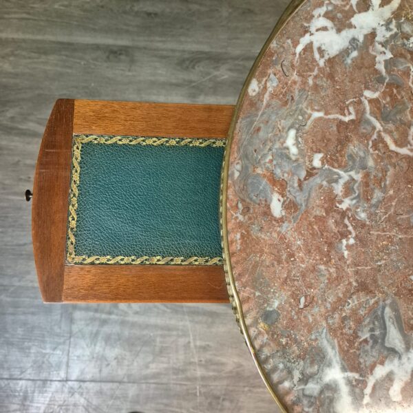 Table Art Deco 1915 Walnut - Image 8