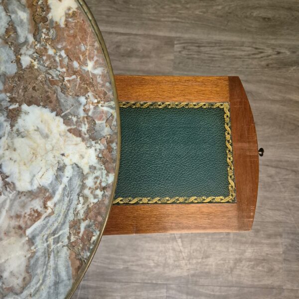 Table Art Deco 1915 Walnut - Image 9