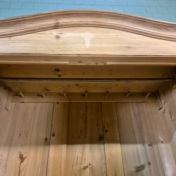 Wardrobe Jugendstil 1900 Pine - Image 9