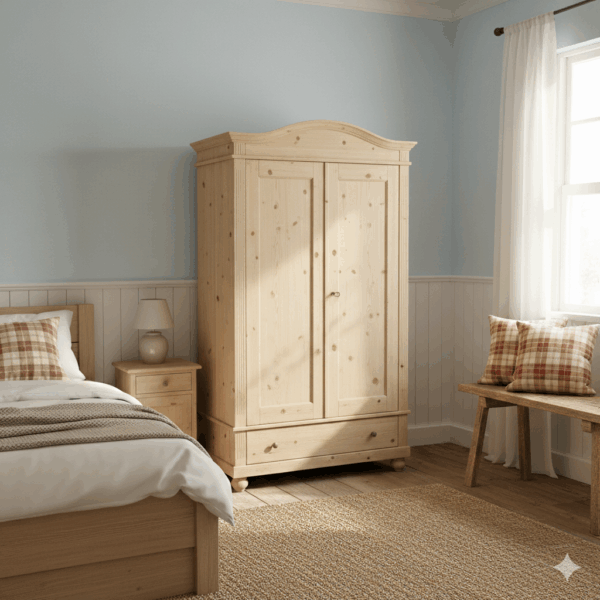 Wardrobe Jugendstil 1900 Pine - Image 2