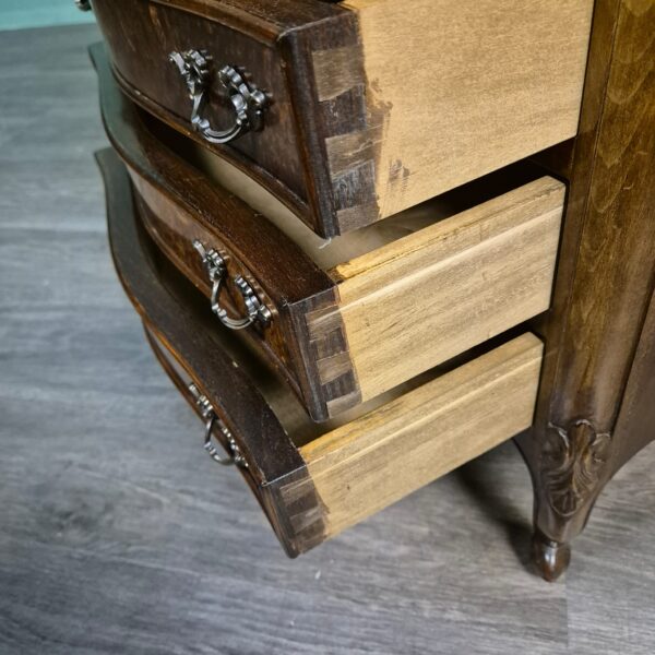 Chest of Drawers Neo-baroque Walnut 0,54 m - Image 10