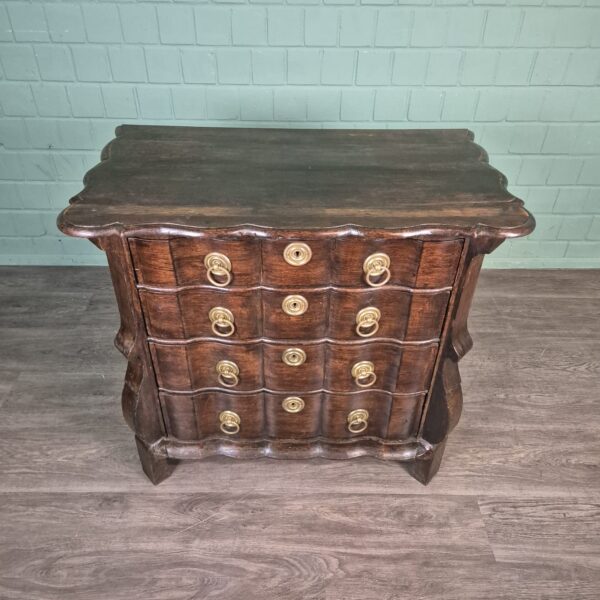 Chest of Drawers Baroque 1790 Oak - Image 3