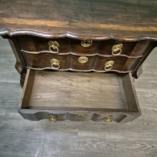 Chest of Drawers Baroque 1790 Oak - Image 8