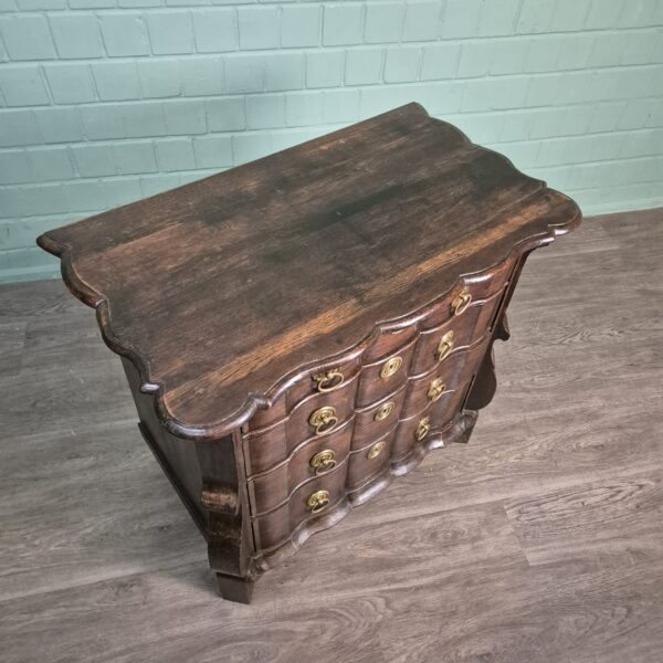 Chest of Drawers Baroque 1790 Oak - Image 4