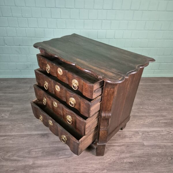 Chest of Drawers Baroque 1790 Oak - Image 7