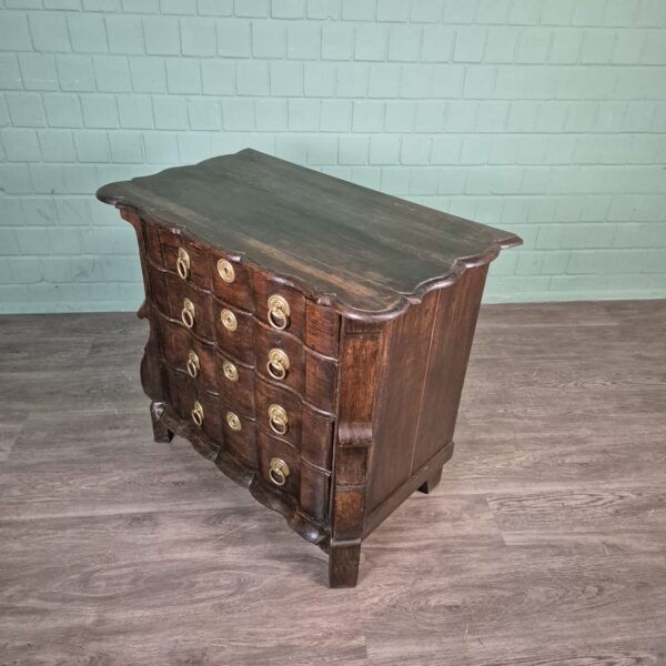 Chest of Drawers Baroque 1790 Oak - Image 5
