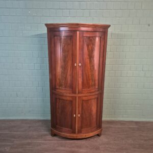 Corner Cabinet Biedermeier 1850 Mahogany