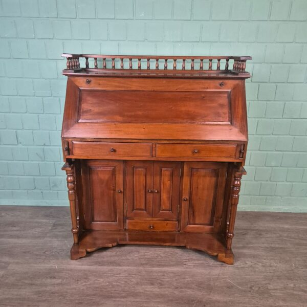 Mahogany Slanted Folding Secretary, 1.00 m - Image 3