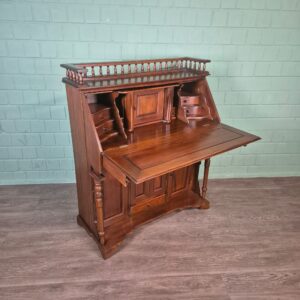 Mahogany Slanted Folding Secretary, 1.00 m