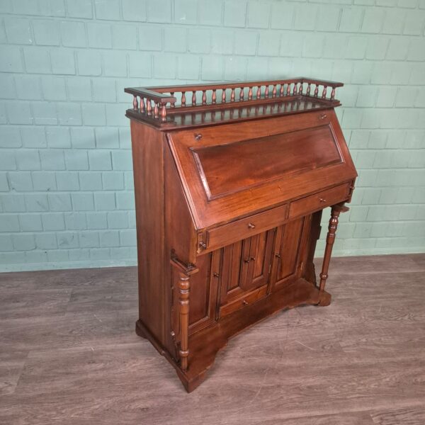 Mahogany Slanted Folding Secretary, 1.00 m - Image 4