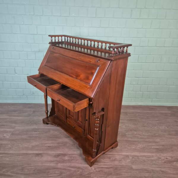 Mahogany Slanted Folding Secretary, 1.00 m - Image 12