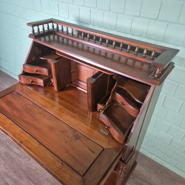 Mahogany Slanted Folding Secretary, 1.00 m - Image 10
