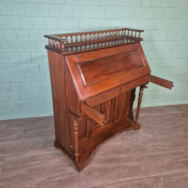 Mahogany Slanted Folding Secretary, 1.00 m - Image 6