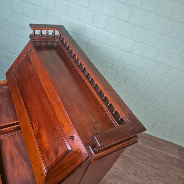 Mahogany Slanted Folding Secretary, 1.00 m - Image 5