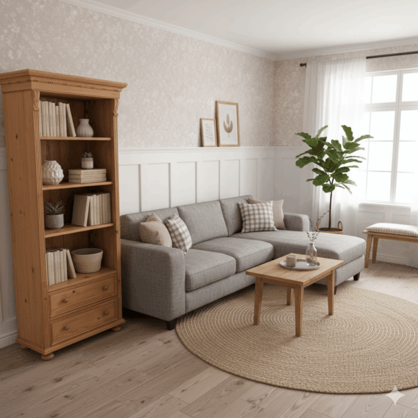 Bookcase 0,80 m Pine - Image 2