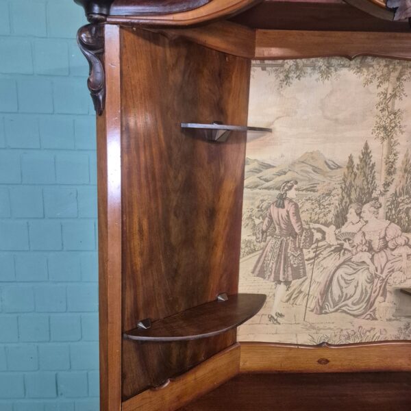 Corner Cabinet Biedermeier 1860 Walnut - Image 9