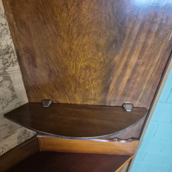 Corner Cabinet Biedermeier 1860 Walnut - Image 12