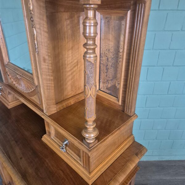 Cabinet Gründerzeit 1890 Walnut - Image 13