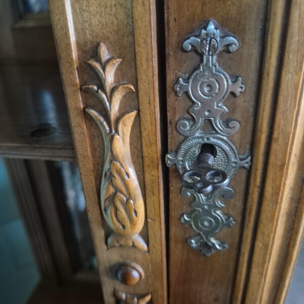 Cabinet Gründerzeit 1890 Walnut - Image 19