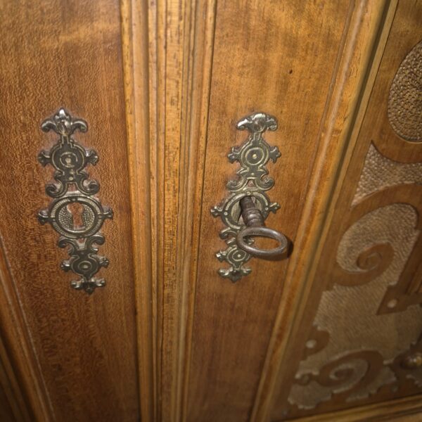 Cabinet Gründerzeit 1890 Walnut - Image 10