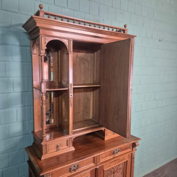 Cabinet Gründerzeit 1890 Walnut - Image 20