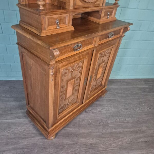 Cabinet Gründerzeit 1890 Walnut - Image 5