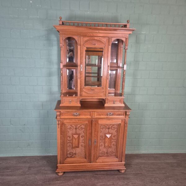 Cabinet Gründerzeit 1890 Walnut - Image 3