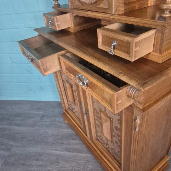 Cabinet Gründerzeit 1890 Walnut - Image 21