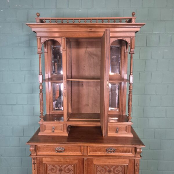 Cabinet Gründerzeit 1890 Walnut - Image 18