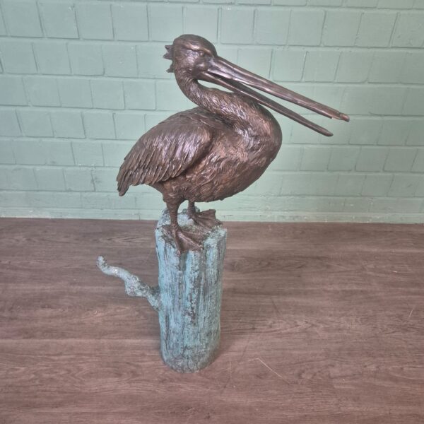 Statue Pelican Bronze 0,96 m