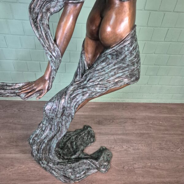 Statue Nymphe Bronze 1.90 m - Image 7