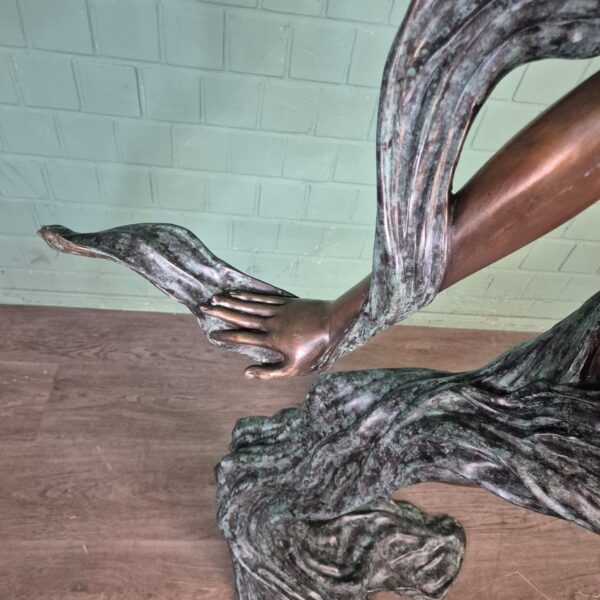 Statue Nymphe Bronze 1.90 m - Image 6