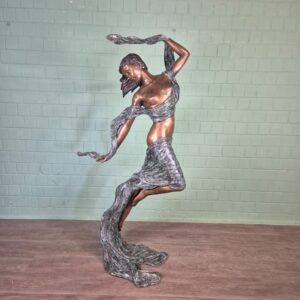 Statue Nymphe Bronze 1.90 m