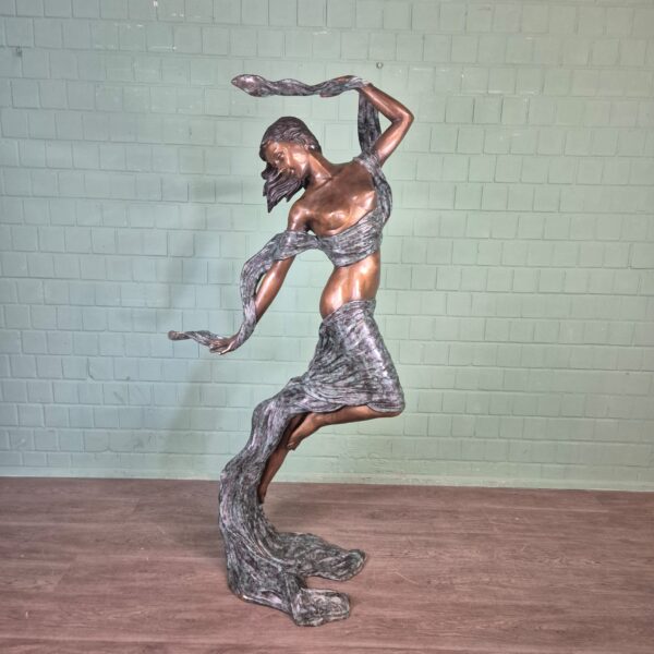 Statue Nymphe Bronze 1.90 m