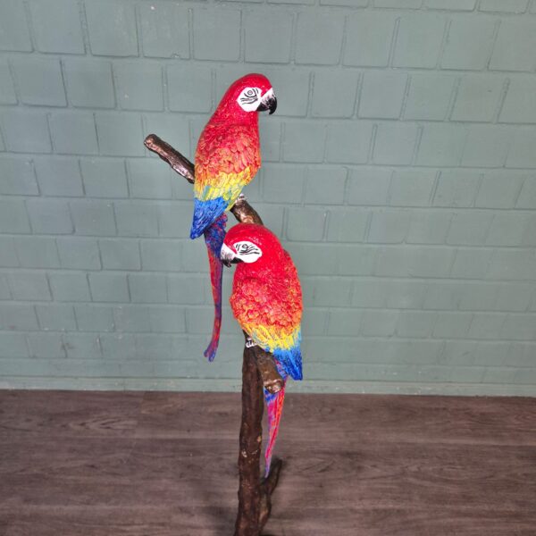 Statue Parrots Bronze 1.30 m - Image 6