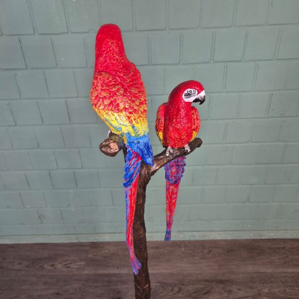 Statue Parrots Bronze 1.30 m - Image 10