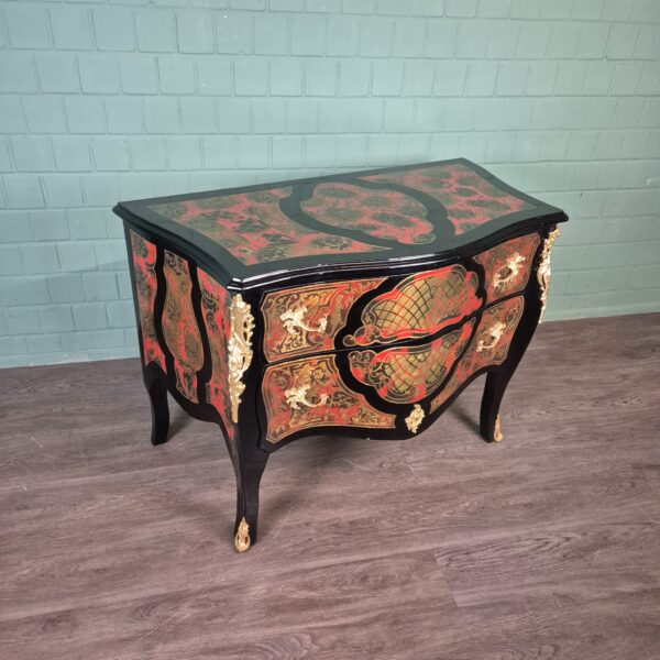 Chest of drawers Latin copper, Baroque style, 1.26 m