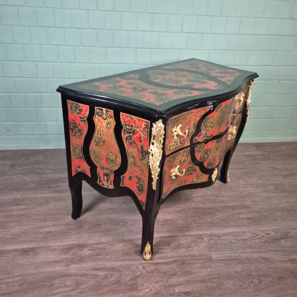 Chest of drawers Latin copper, Baroque style, 1.26 m - Image 4