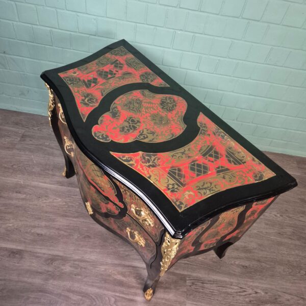 Chest of drawers Latin copper, Baroque style, 1.26 m - Image 6