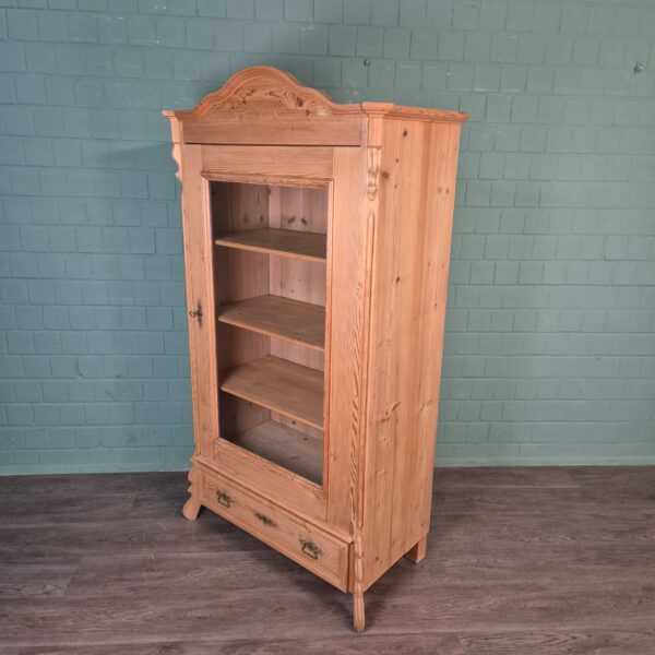 Bookcase Louis Philippe 1860 Pine - Image 4