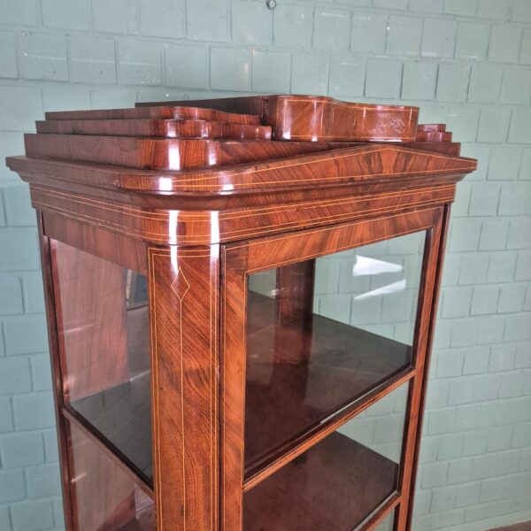 Display Cabinet Biedermeier 1830 Mahogany - Image 10