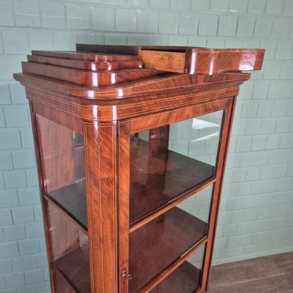 Display Cabinet Biedermeier 1830 Mahogany - Image 11