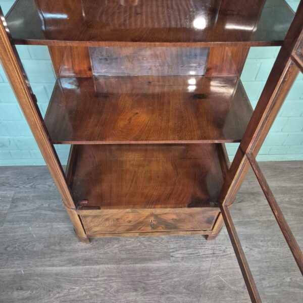 Display Cabinet Biedermeier 1830 Mahogany - Image 13