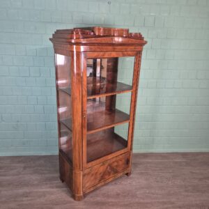 Display Cabinet Biedermeier 1830 Mahogany